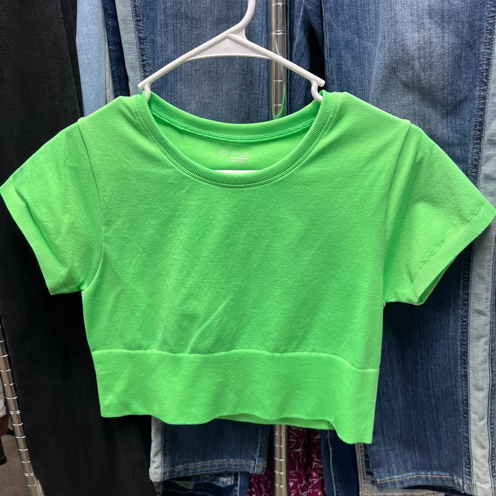 Womens Aerie offline cropped top size L